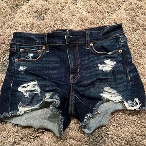 american eagle jean shorts size 4